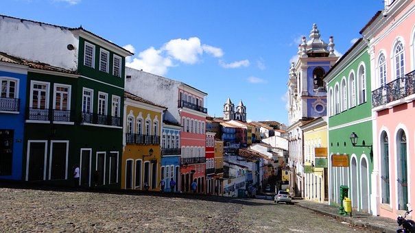 Old part of town, in the north of brazil